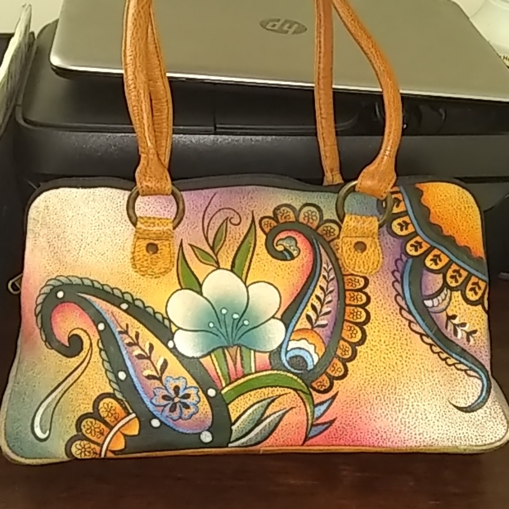 Anuschka large compartment satchel